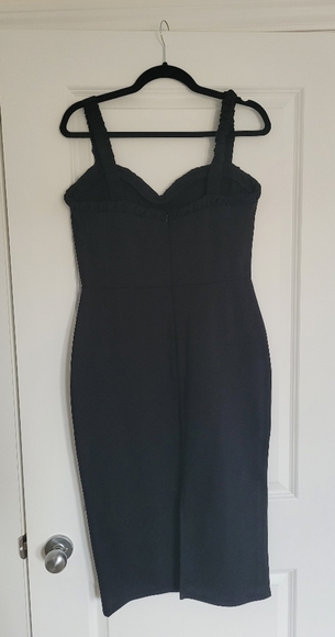 NWT Dynamite Black Midi Dress - Picture 3 of 11